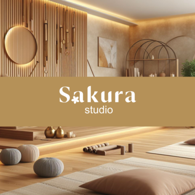 Sakura studio - návrh loga a vizuální identity jogoveho studia, logo, branding, grafik, brno, design, návrh
